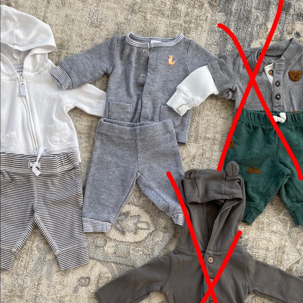 Newborn outfit bundle